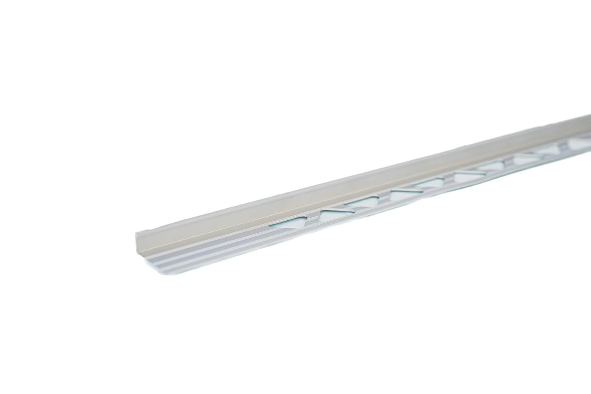 PERMALEX - Baguette de finition alu anodisé - 2,5 M