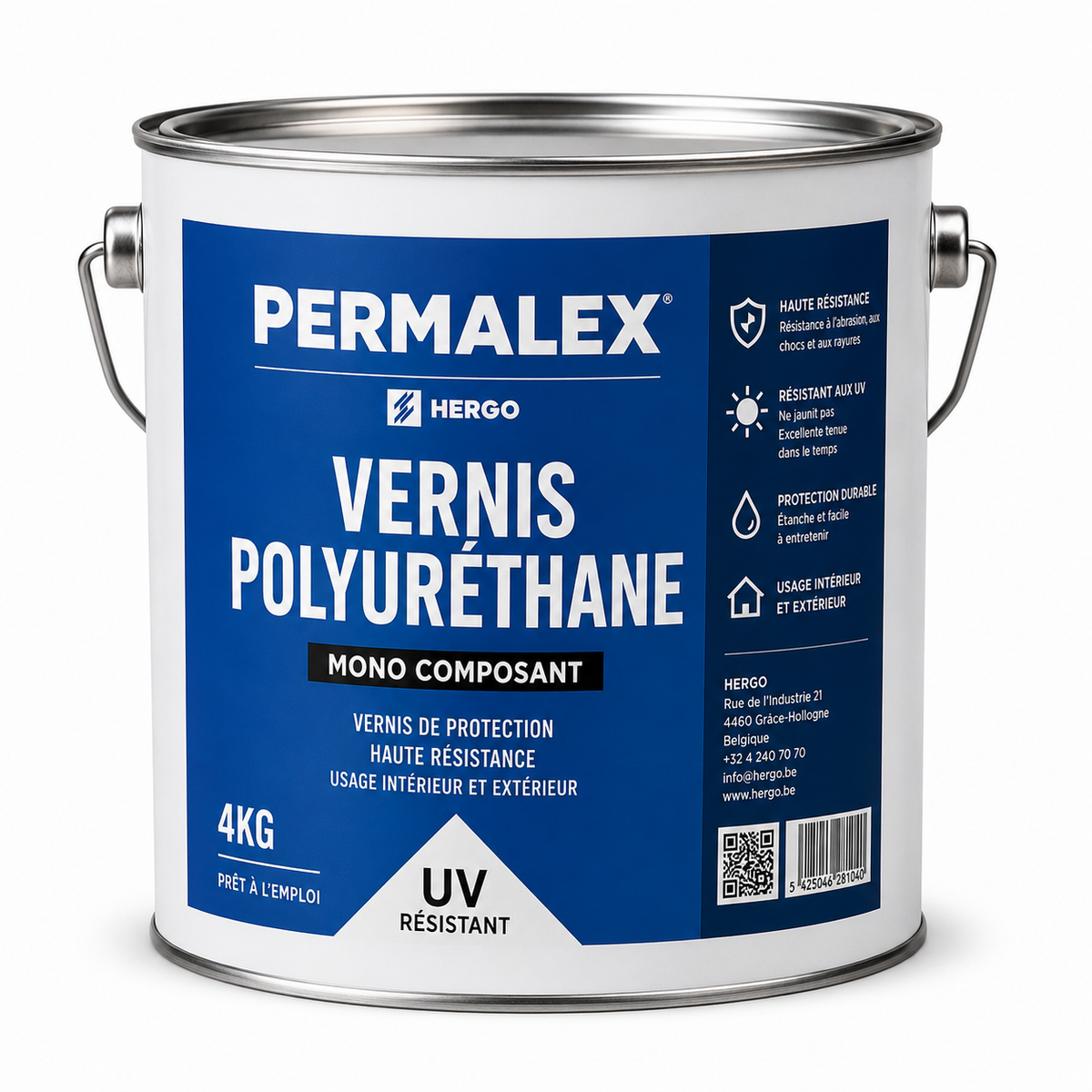 PERMALEX - Vernis polyuréthane - 4kg